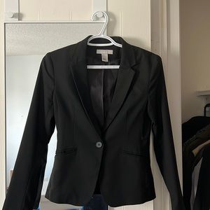 H&M fitted black blazer